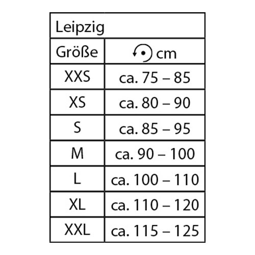 Speed Leipzig bordavédő mérettáblázat