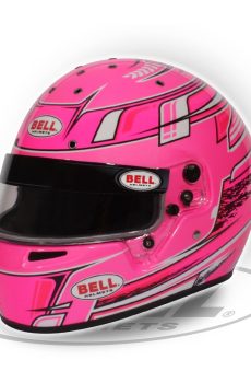 BELL KC7 CMR Champion gokartos bukósisak, rózsaszín