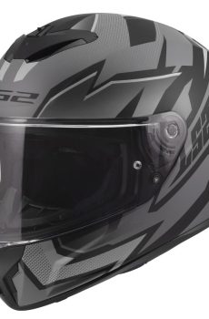 LS2 Rapid III (FF820) Xtrem bukósisak, fekete/szürke